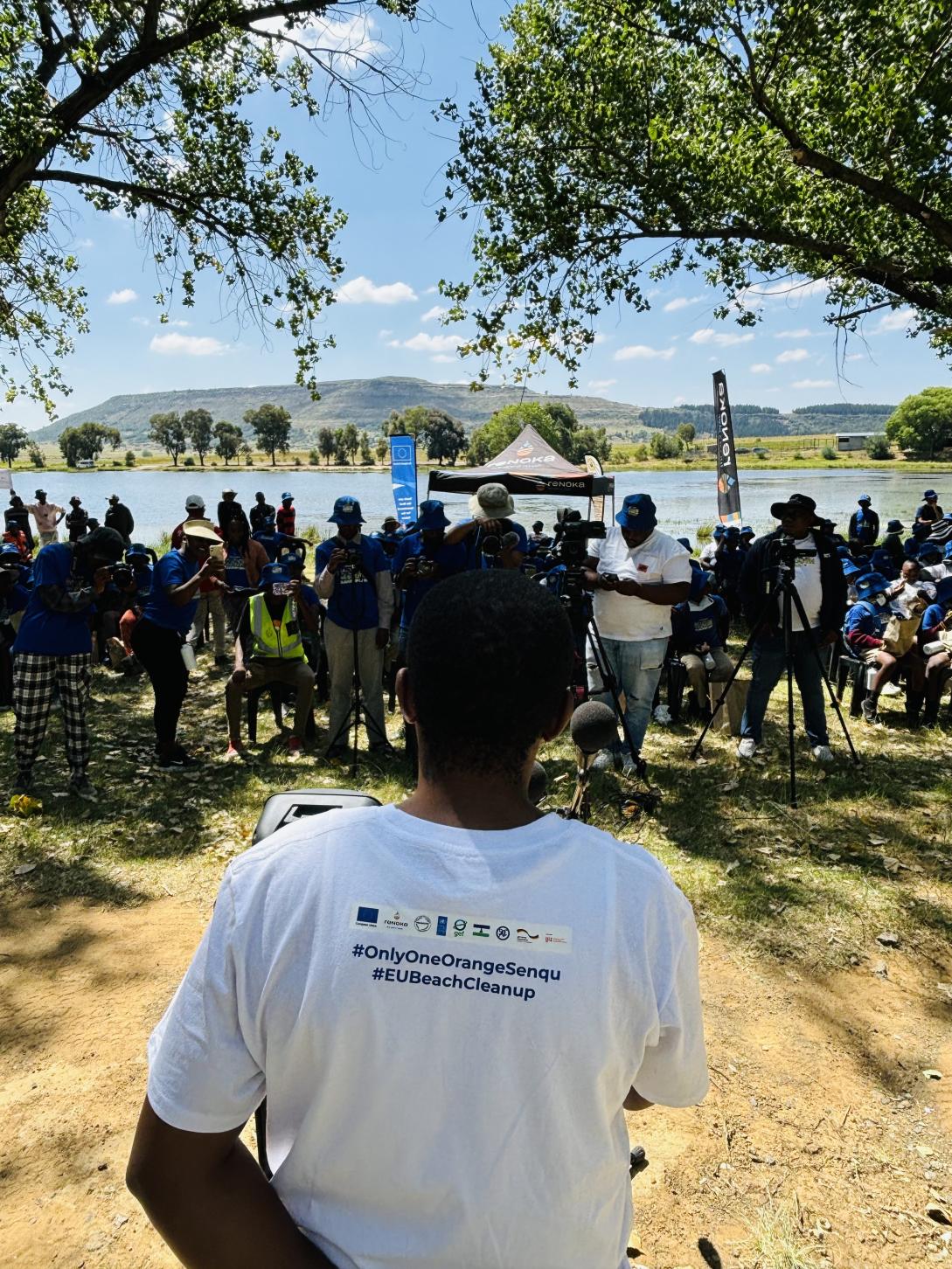 Beach Clean up in Morija, Lesotho