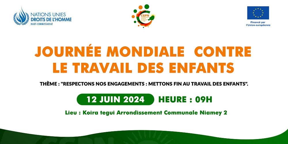 Célébration de la journée mondiale de lutte contre le travail des enfants