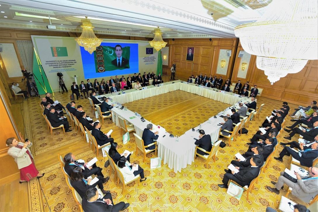 European Union and Turkmenistan Host High-Level Launch for the Coordination Platform of the Trans-Ca