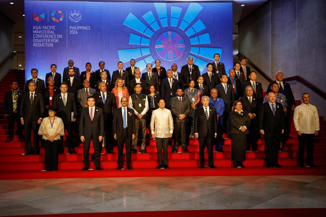 Janez Lenarčič, during Welcome Ceremony, Asia-Pacific Ministerial Conference on Disaster Risk Reduct