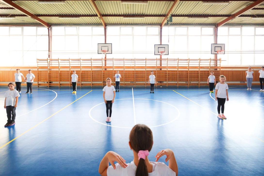 The EU renovated the sports hall of the Elementary School "Izet Šabić" in Vogošća, BiH