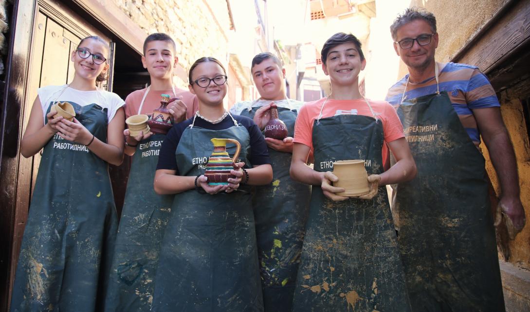 Pottery workshop in Veles