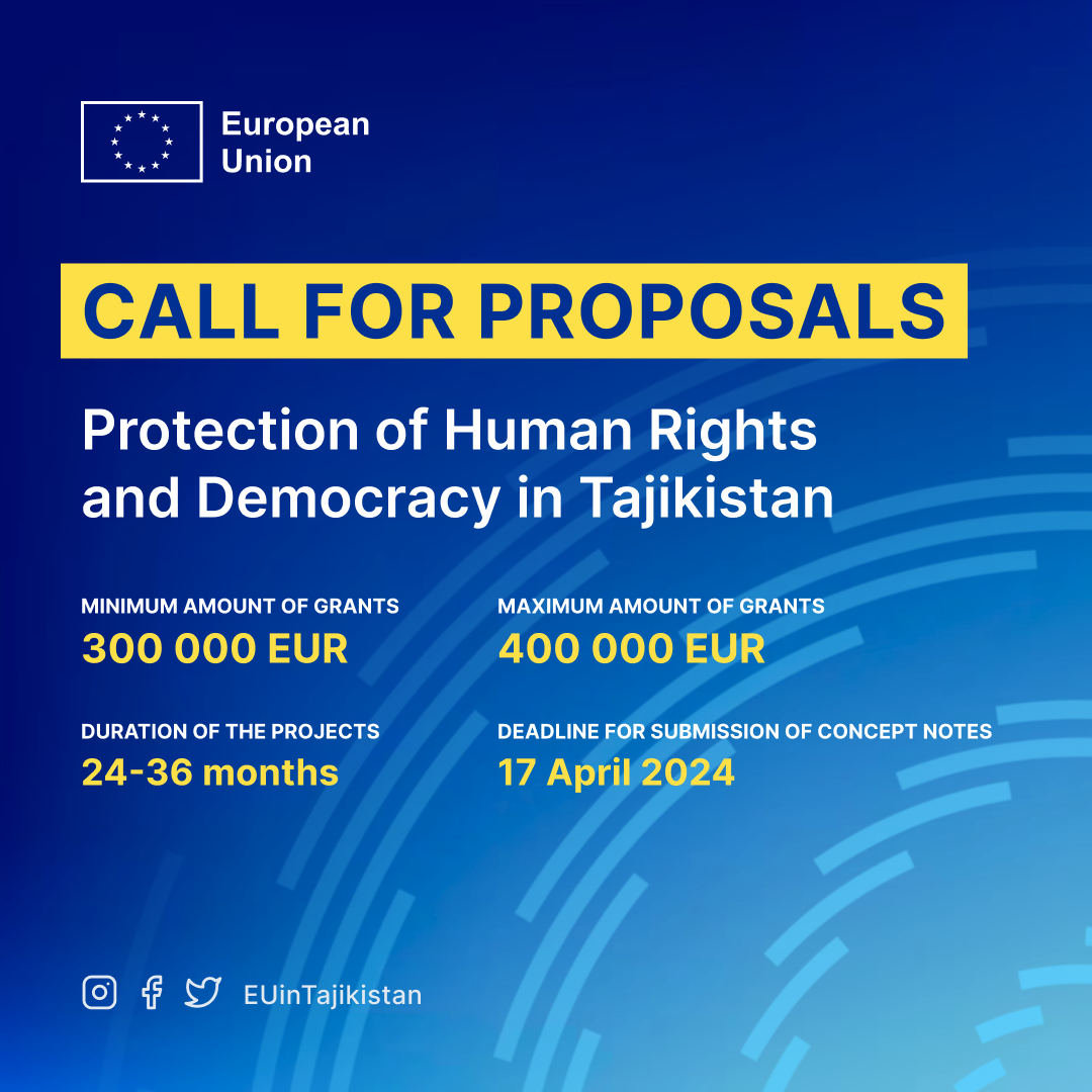 EIDHR Call 2024 Tajikistan