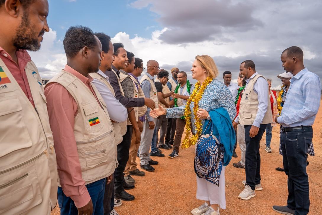 H.E. Sofie From-Emmesberger arrives in Melkadida