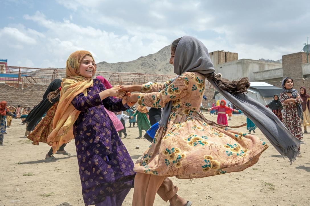 An image of children playing together