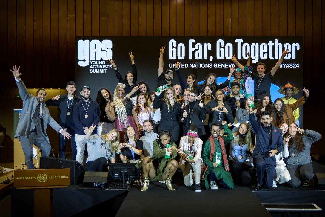 Group picture of the Young Activist Summit participants.