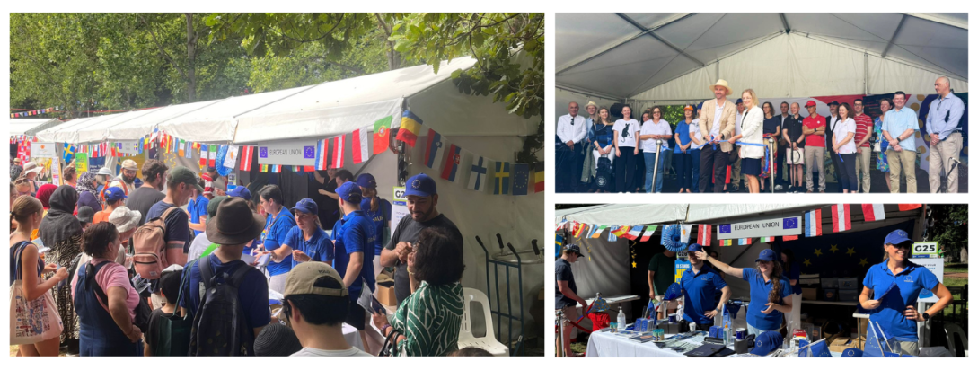 EU Village at the 2025 National Multicultural Festival in Canberra