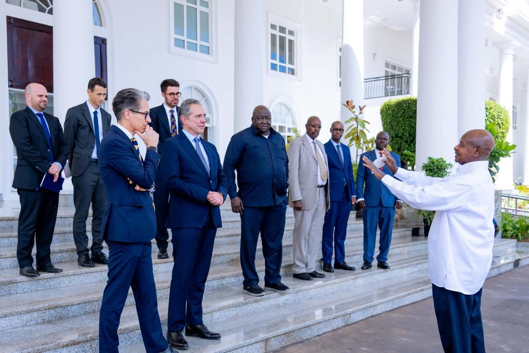 Museveni and Borgstam at State House Entebbe 19.02.25