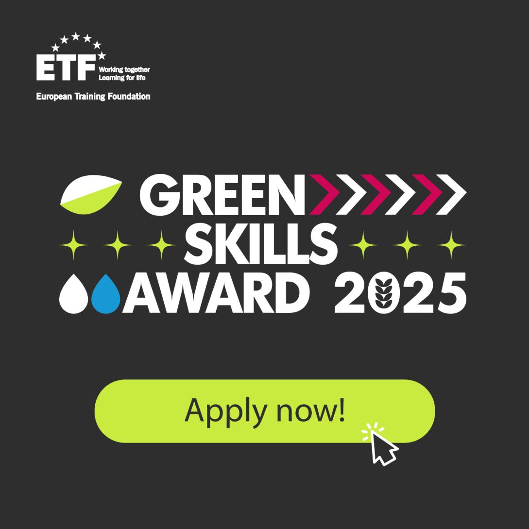 Poster for the fifth Green Skills Award 2025