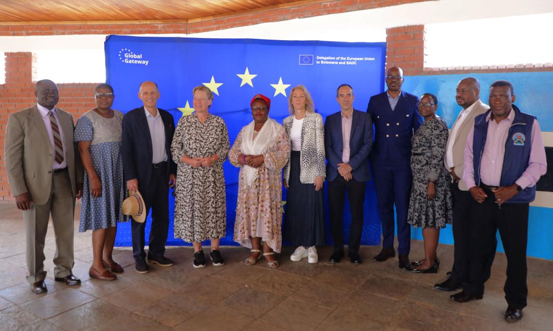 The EU HoMs Visit to Ghanzi 