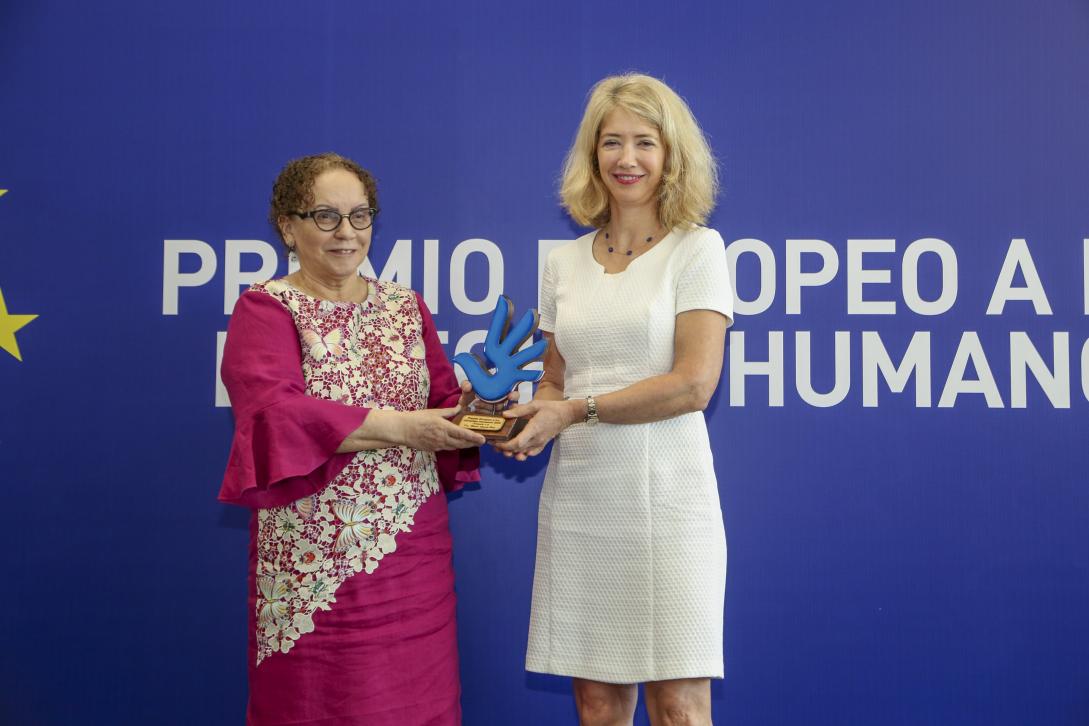 Miriam Germán Brito, galardonada con el Premio Europeo a los Derechos Humanos