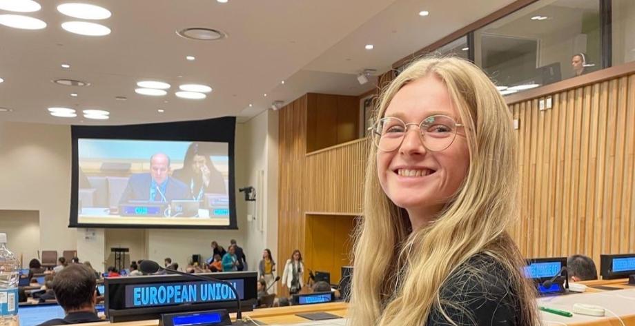 EUatUN Youth Delegate Nadia Gullestrup Christensen