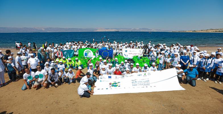 EU Beach Clean up in Jordan