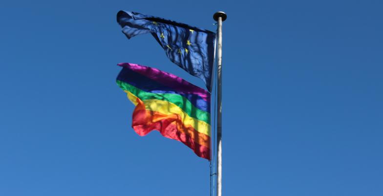 Rainbow flag hoisted at the EU Delegation to Lesotho to commemorate IDAHOT 2024