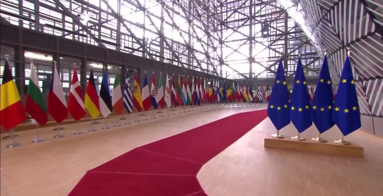 Council of the EU - EU and MS flags